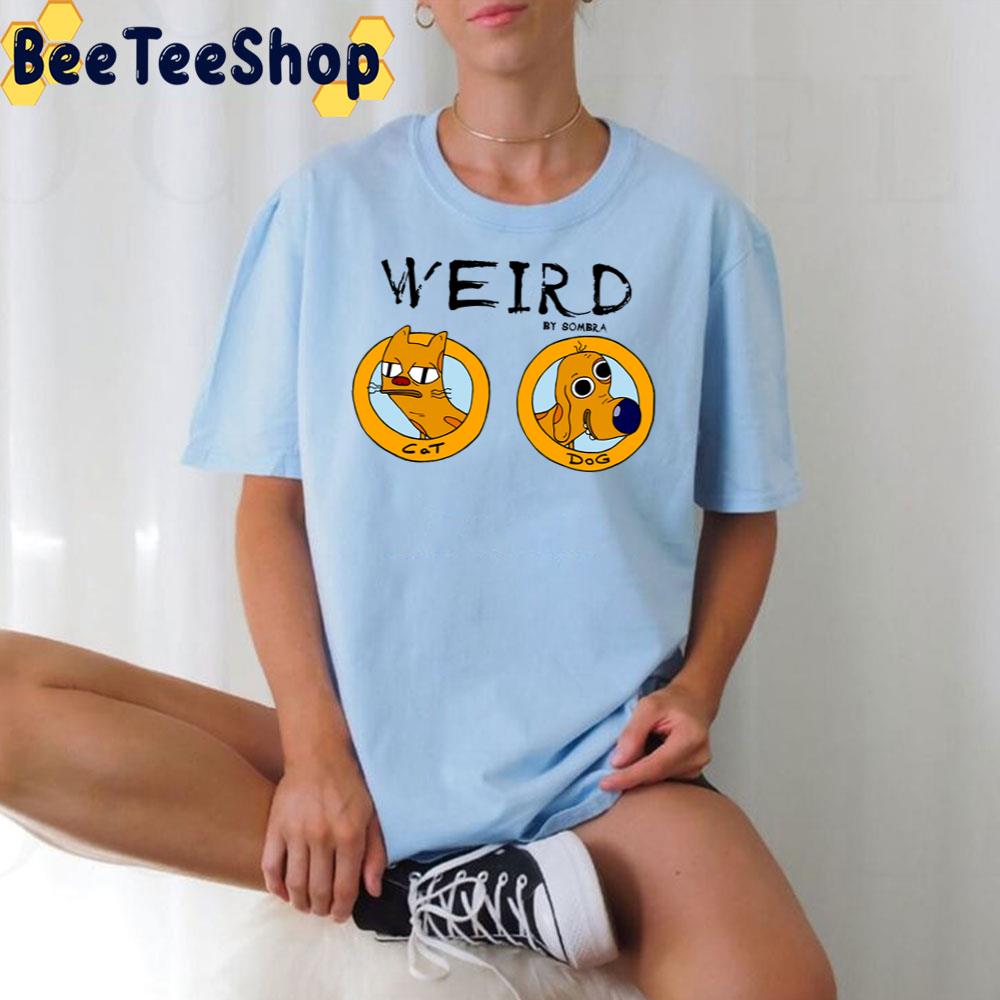 Weird Catdog Cartoon Cute Trending Unisex T-Shirt Weird Catdog Cartoon Cute Trending Unisex T-Shirt