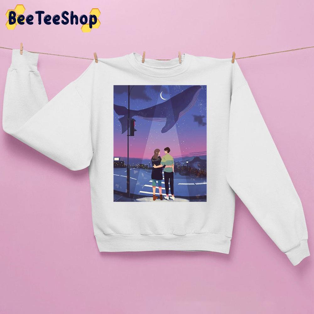 Whale In The Sky Extraordinary Attorney Woo Unisex Sweatshirt Whale In The Sky Extraordinary Attorney Woo Unisex Sweatshirt