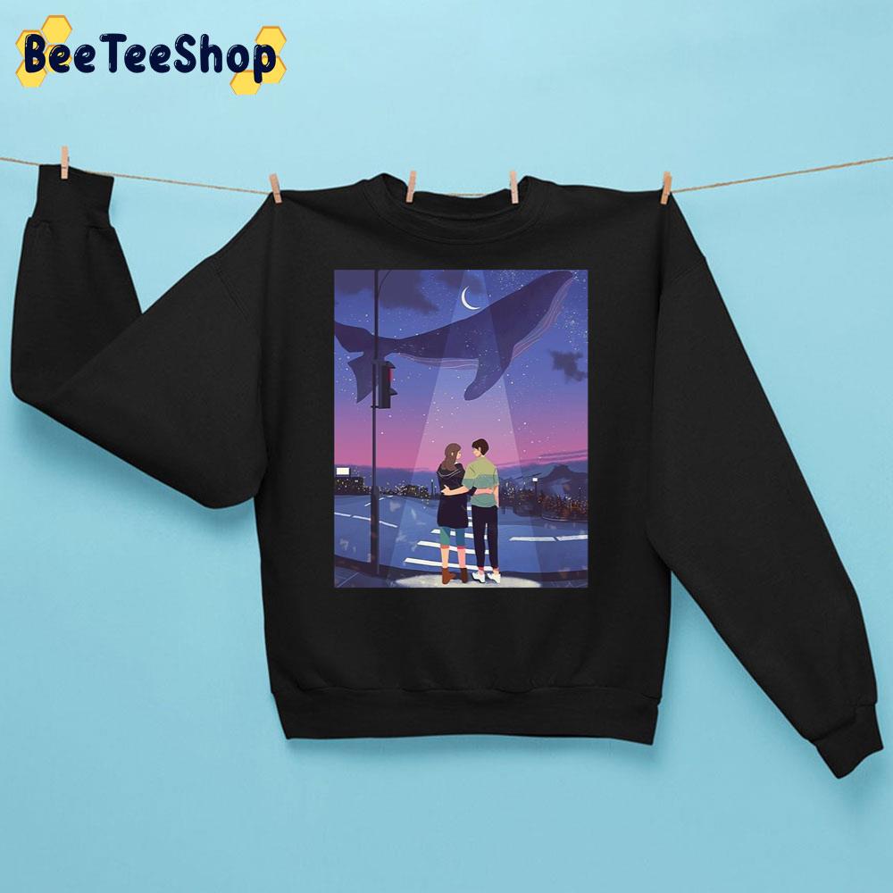 Whale In The Sky Extraordinary Attorney Woo Unisex Sweatshirt Whale In The Sky Extraordinary Attorney Woo Unisex Sweatshirt