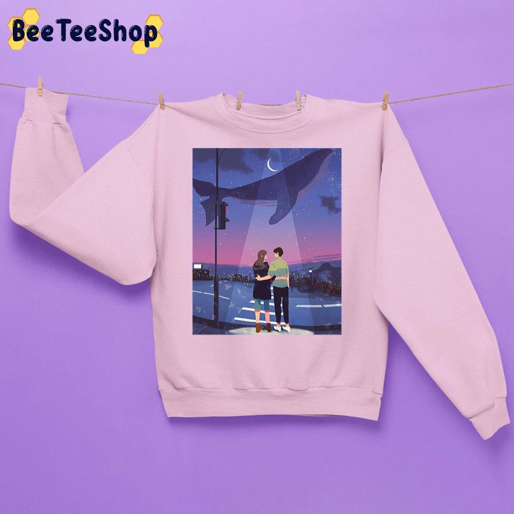 Whale In The Sky Extraordinary Attorney Woo Unisex Sweatshirt Whale In The Sky Extraordinary Attorney Woo Unisex Sweatshirt
