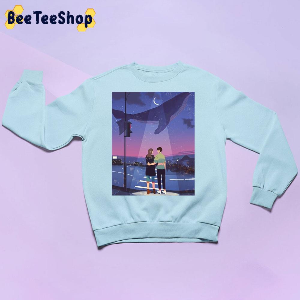 Whale In The Sky Extraordinary Attorney Woo Unisex Sweatshirt Whale In The Sky Extraordinary Attorney Woo Unisex Sweatshirt