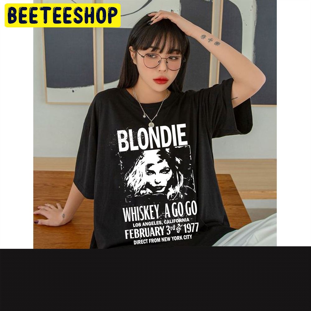 White Vintage Blondie Debbie Harry Unisex T-Shirt White Vintage Blondie Debbie Harry Unisex T-Shirt