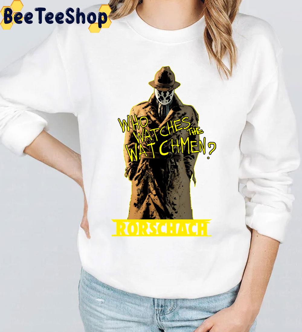 Who Watches The Watchmen Rorschach Trending Unisex T-Shirt Who Watches The Watchmen Rorschach Trending Unisex T-Shirt