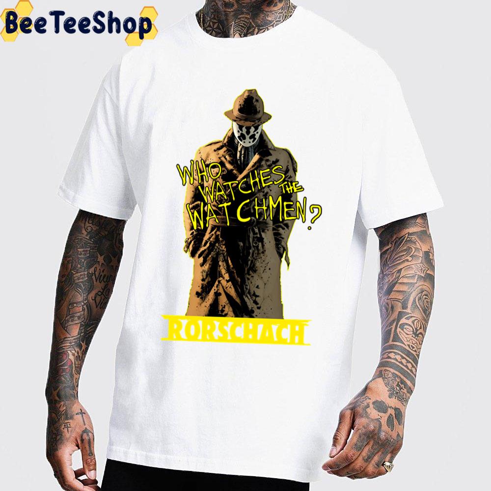 Who Watches The Watchmen Rorschach Trending Unisex T-Shirt Who Watches The Watchmen Rorschach Trending Unisex T-Shirt