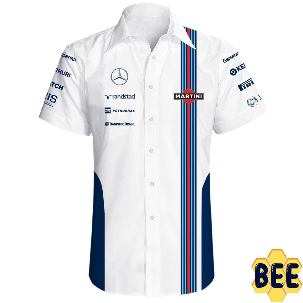 Williams Martini Formula Racing F1 Trending Hawaiian Shirt Williams Martini Formula Racing F1 Trending Hawaiian Shirt