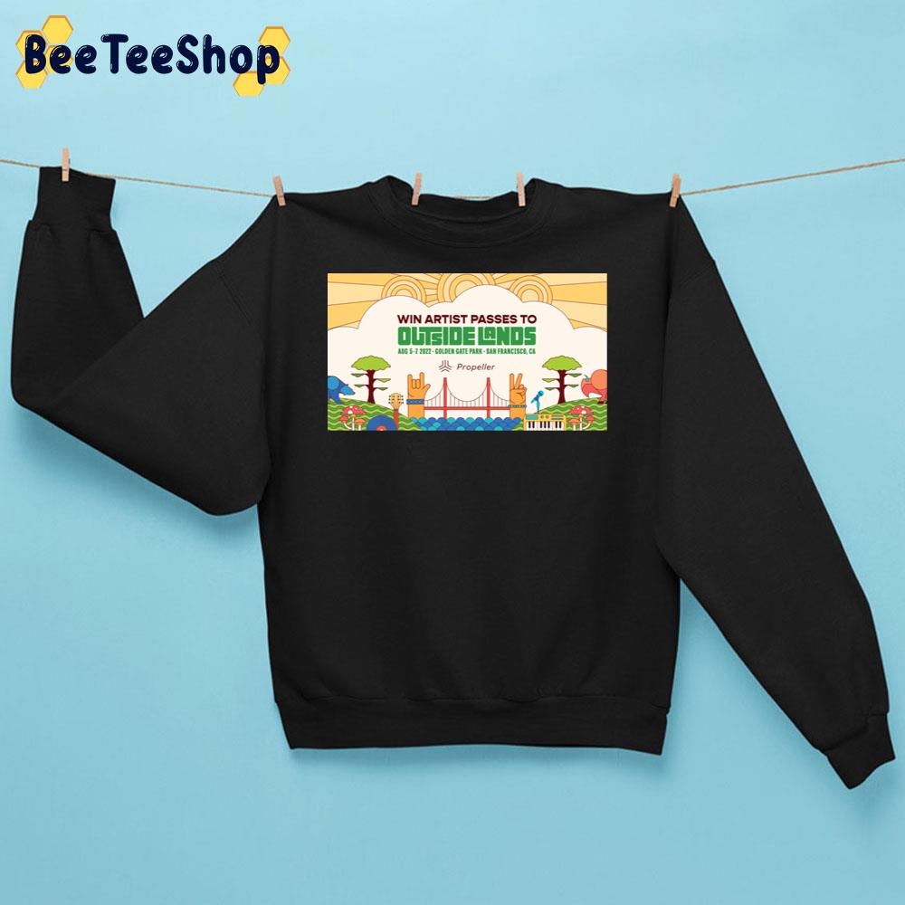 Win Artist Passes To Outside Lands Golden Gate Park Festival 2022 Unisex Sweatshirt Win Artist Passes To Outside Lands Golden Gate Park Festival 2022 Unisex Sweatshirt