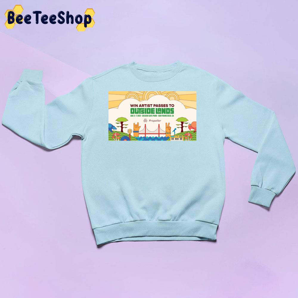 Win Artist Passes To Outside Lands Golden Gate Park Festival 2022 Unisex Sweatshirt Win Artist Passes To Outside Lands Golden Gate Park Festival 2022 Unisex Sweatshirt