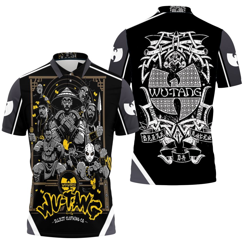 Wutang Clan Illicit Clothing Co Hip Hop Legend For Fan 3D All Over Print Polo Shirt Wutang Clan Illicit Clothing Co Hip Hop Legend For Fan 3D All Over Print Polo Shirt