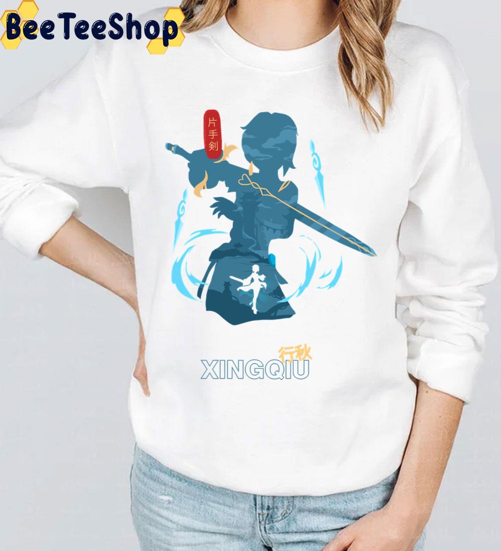 Xingqiu Genshin Impact Game Trending Unisex T-Shirt Xingqiu Genshin Impact Game Trending Unisex T-Shirt