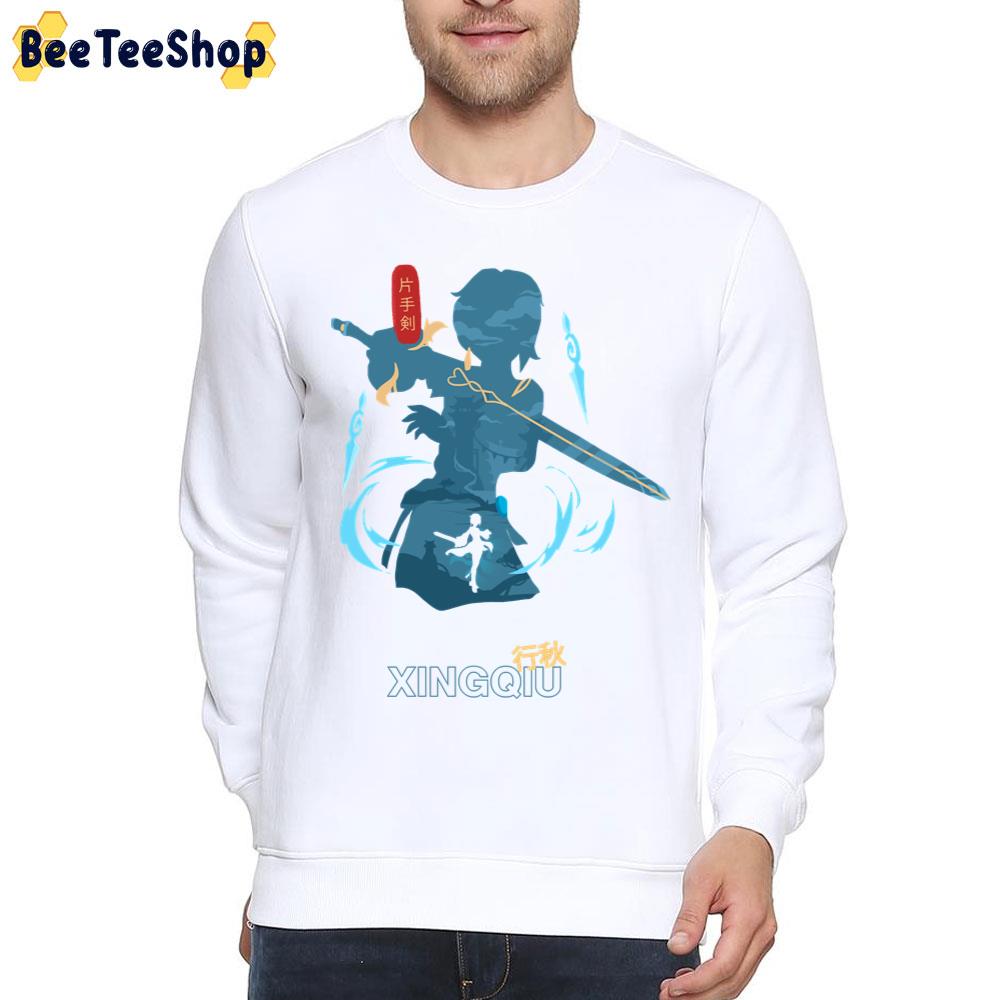 Xingqiu Genshin Impact Game Trending Unisex T-Shirt Xingqiu Genshin Impact Game Trending Unisex T-Shirt