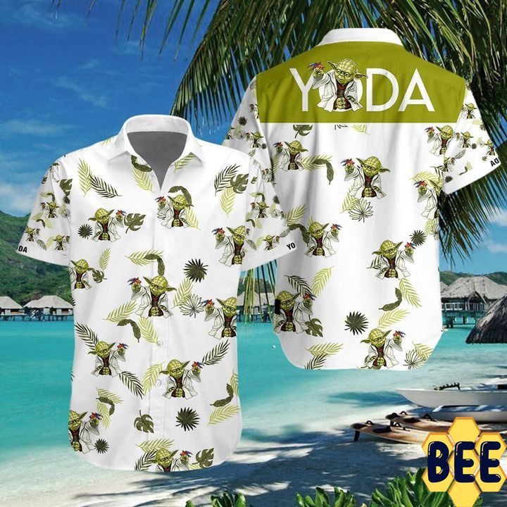 Yoda Tropical Flower Trending Hawaiian Shirt Yoda Tropical Flower Trending Hawaiian Shirt