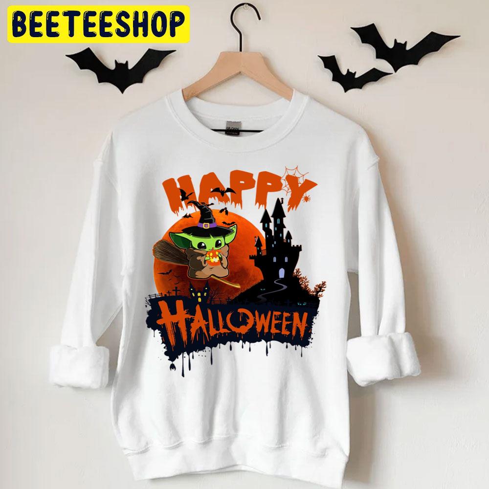 Yoda Witch Happy Halloween Trending Unisex T-Shirt Yoda Witch Happy Halloween Trending Unisex T-Shirt
