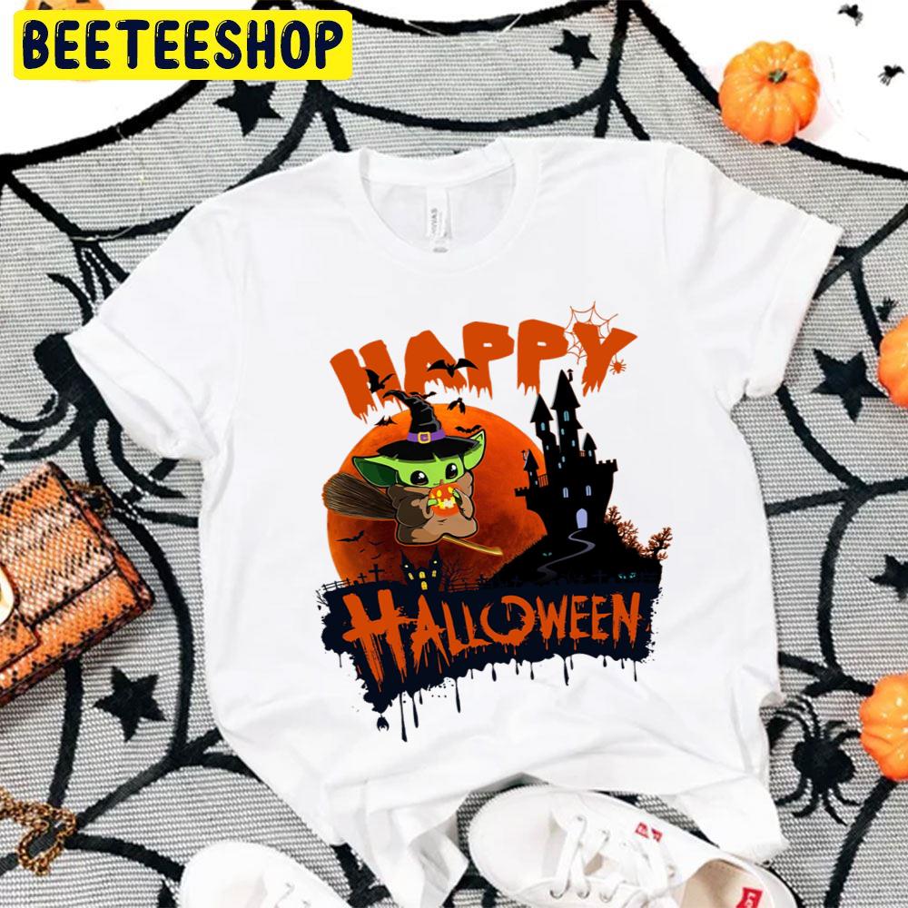 Yoda Witch Happy Halloween Trending Unisex T-Shirt Yoda Witch Happy Halloween Trending Unisex T-Shirt