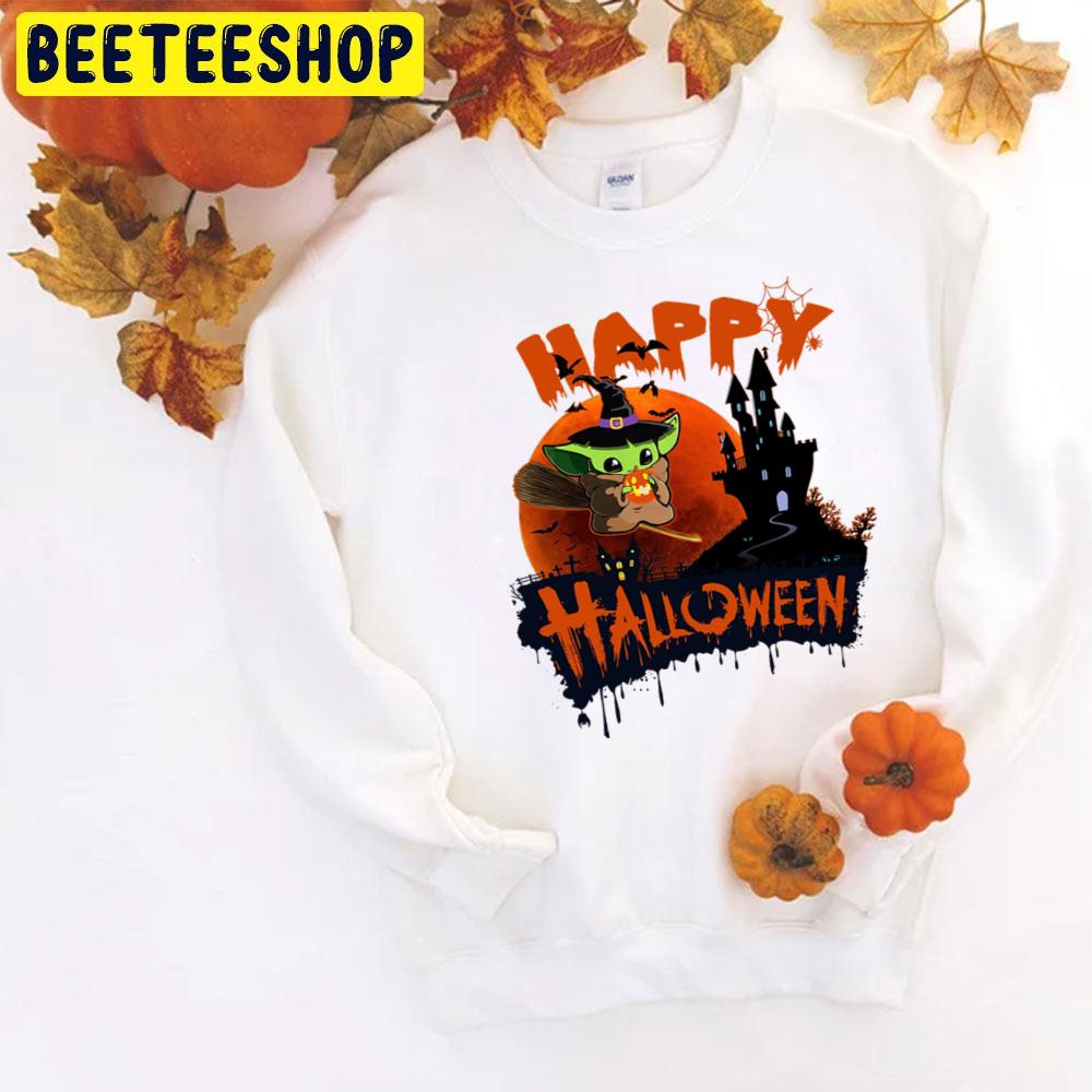 Yoda Witch Happy Halloween Trending Unisex T-Shirt Yoda Witch Happy Halloween Trending Unisex T-Shirt