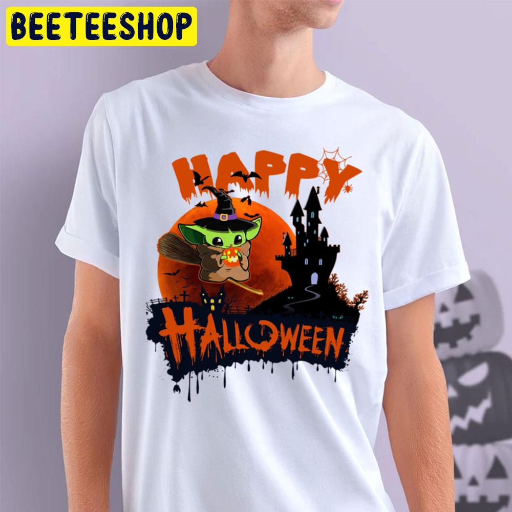 Yoda Witch Happy Halloween Trending Unisex T-Shirt Yoda Witch Happy Halloween Trending Unisex T-Shirt