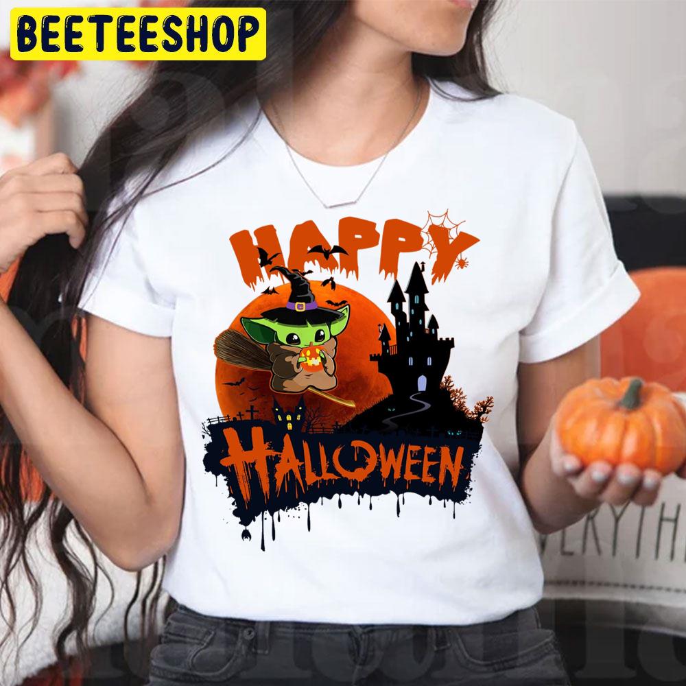 Yoda Witch Happy Halloween Trending Unisex T-Shirt Yoda Witch Happy Halloween Trending Unisex T-Shirt