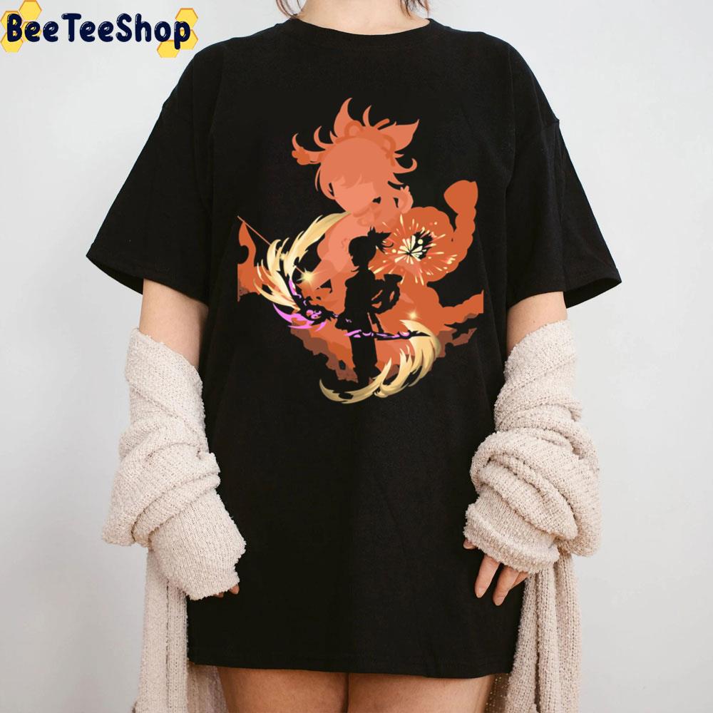 Yoimiya Genshin Impact Game Trending Unisex T-Shirt Yoimiya Genshin Impact Game Trending Unisex T-Shirt