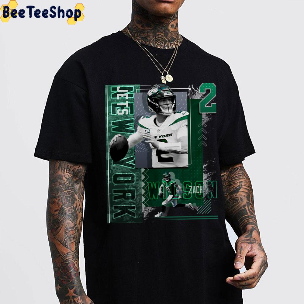Zach Wilson Football Vintage Art Unisex T-Shirt Zach Wilson Football Vintage Art Unisex T-Shirt