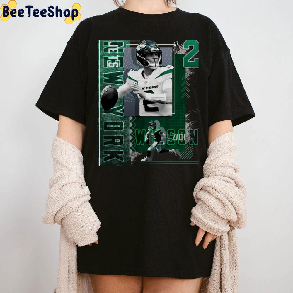 Zach Wilson Football Vintage Art Unisex T-Shirt Zach Wilson Football Vintage Art Unisex T-Shirt