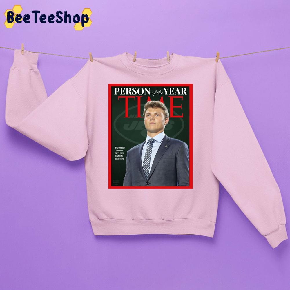 Zach Wilson Time Person Of The Year Unisex Sweatshirt Zach Wilson Time Person Of The Year Unisex Sweatshirt