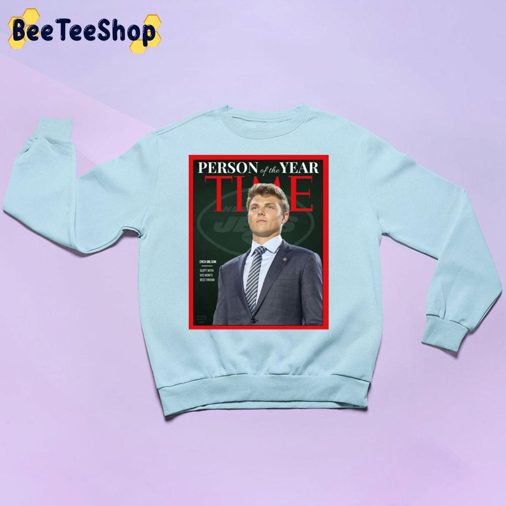 Zach Wilson Time Person Of The Year Unisex Sweatshirt Zach Wilson Time Person Of The Year Unisex Sweatshirt