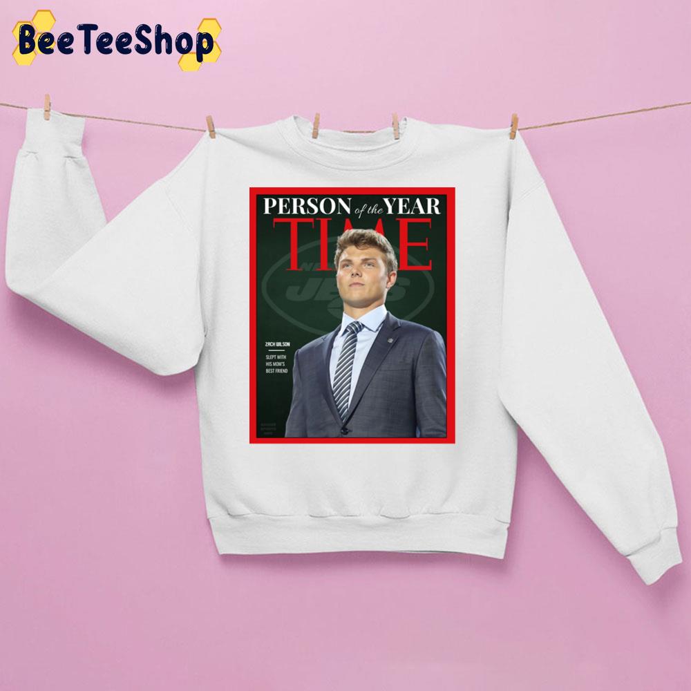 Zach Wilson Time Person Of The Year Unisex Sweatshirt Zach Wilson Time Person Of The Year Unisex Sweatshirt