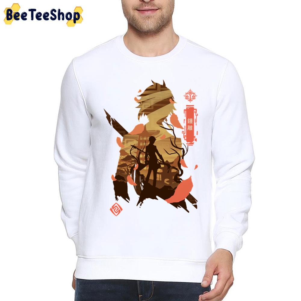 Zhongli Genshin Impact Game Trending Unisex T-Shirt Zhongli Genshin Impact Game Trending Unisex T-Shirt