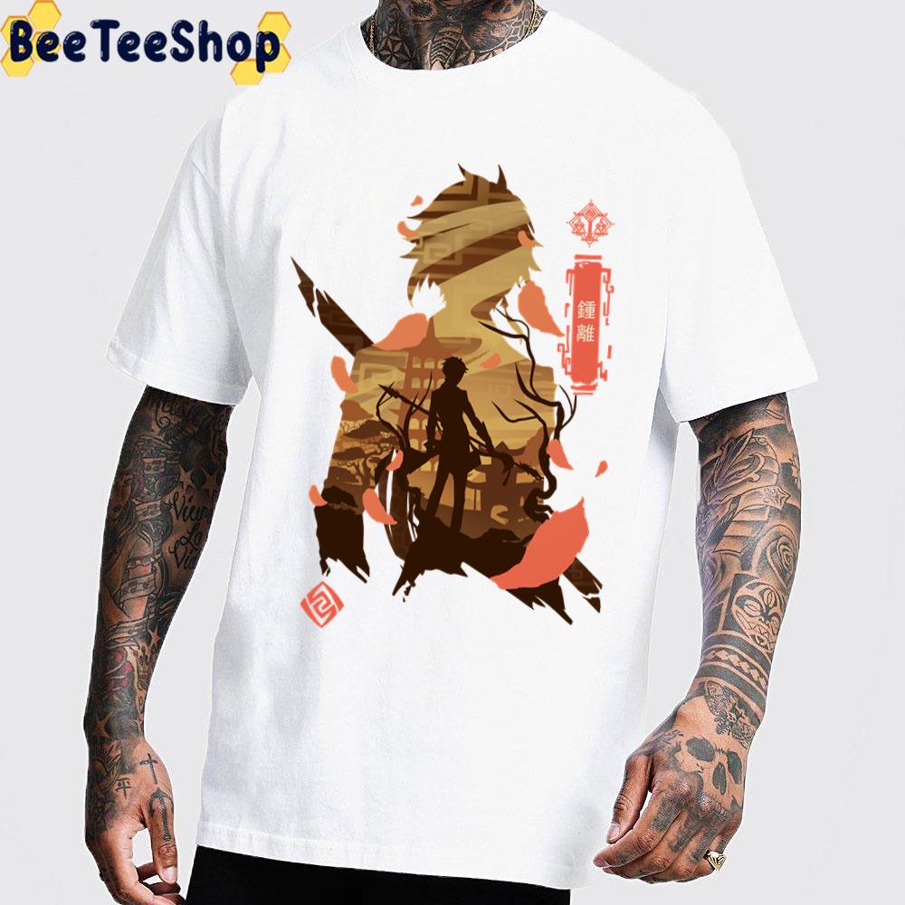 Zhongli Genshin Impact Game Trending Unisex T-Shirt Zhongli Genshin Impact Game Trending Unisex T-Shirt