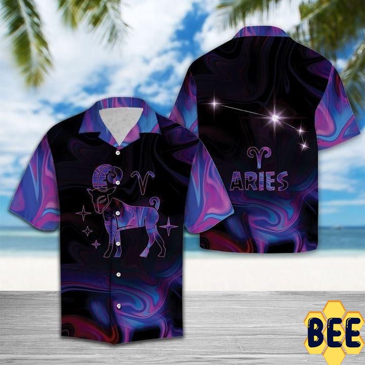 Zodiac Aries Horoscope Trending Hawaiian Shirt Zodiac Aries Horoscope Trending Hawaiian Shirt