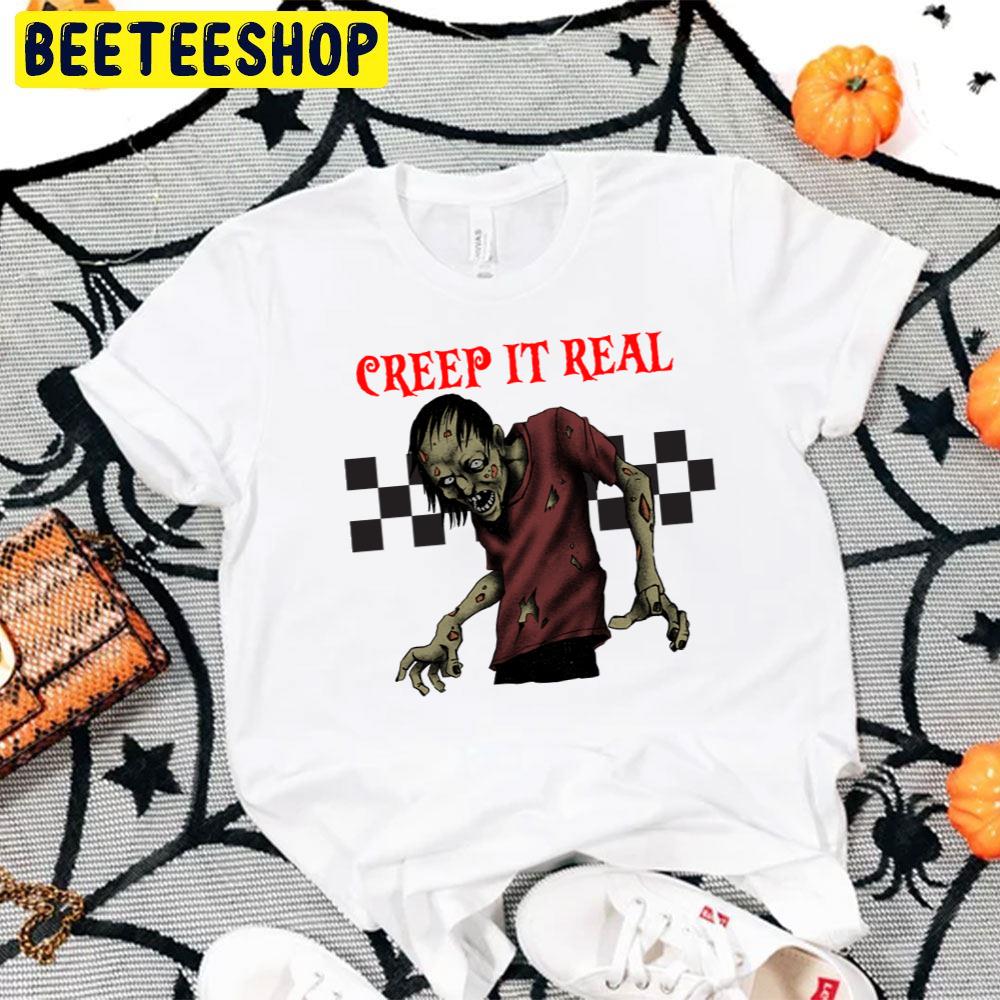 Zombie Creep It Reel Halloween Trending Unisex T-Shirt Zombie Creep It Reel Halloween Trending Unisex T-Shirt