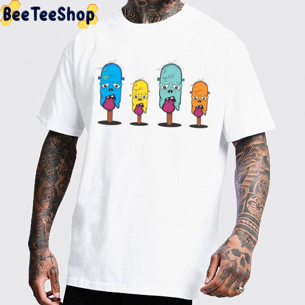 Zombie Ice Cream Halloween Trending Unisex T-Shirt Zombie Ice Cream Halloween Trending Unisex T-Shirt