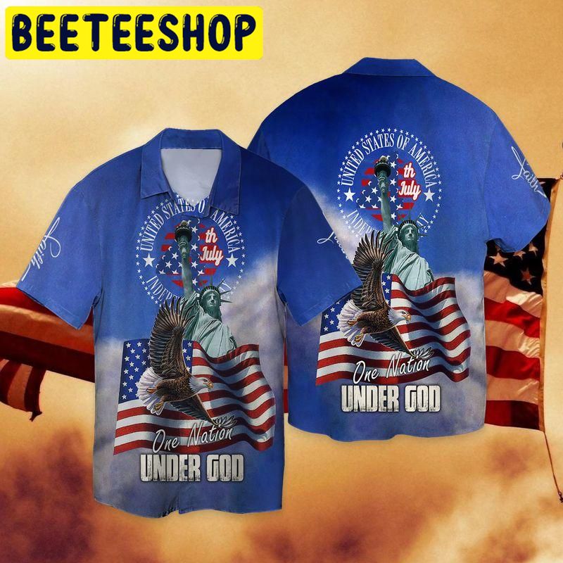 4th Of July Independence Day One Nation Under God Hawaiian Shirt 4th Of July Independence Day One Nation Under God Hawaiian Shirt