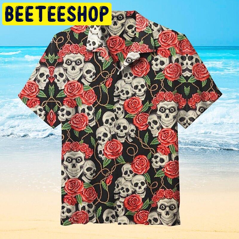 80s vintage Skull Hawaiian Shirt 80s vintage Skull Hawaiian Shirt