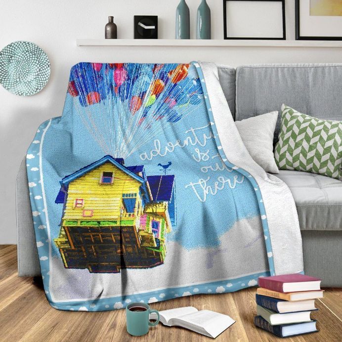 Adventure Is Out There Up Movies Fleece Blanket Throw Blanket Adventure Is Out There Up Movies Fleece Blanket Throw Blanket