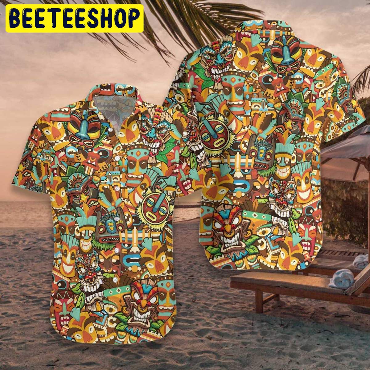 African Tiki Trending Hawaiian Shirt African Tiki Trending Hawaiian Shirt