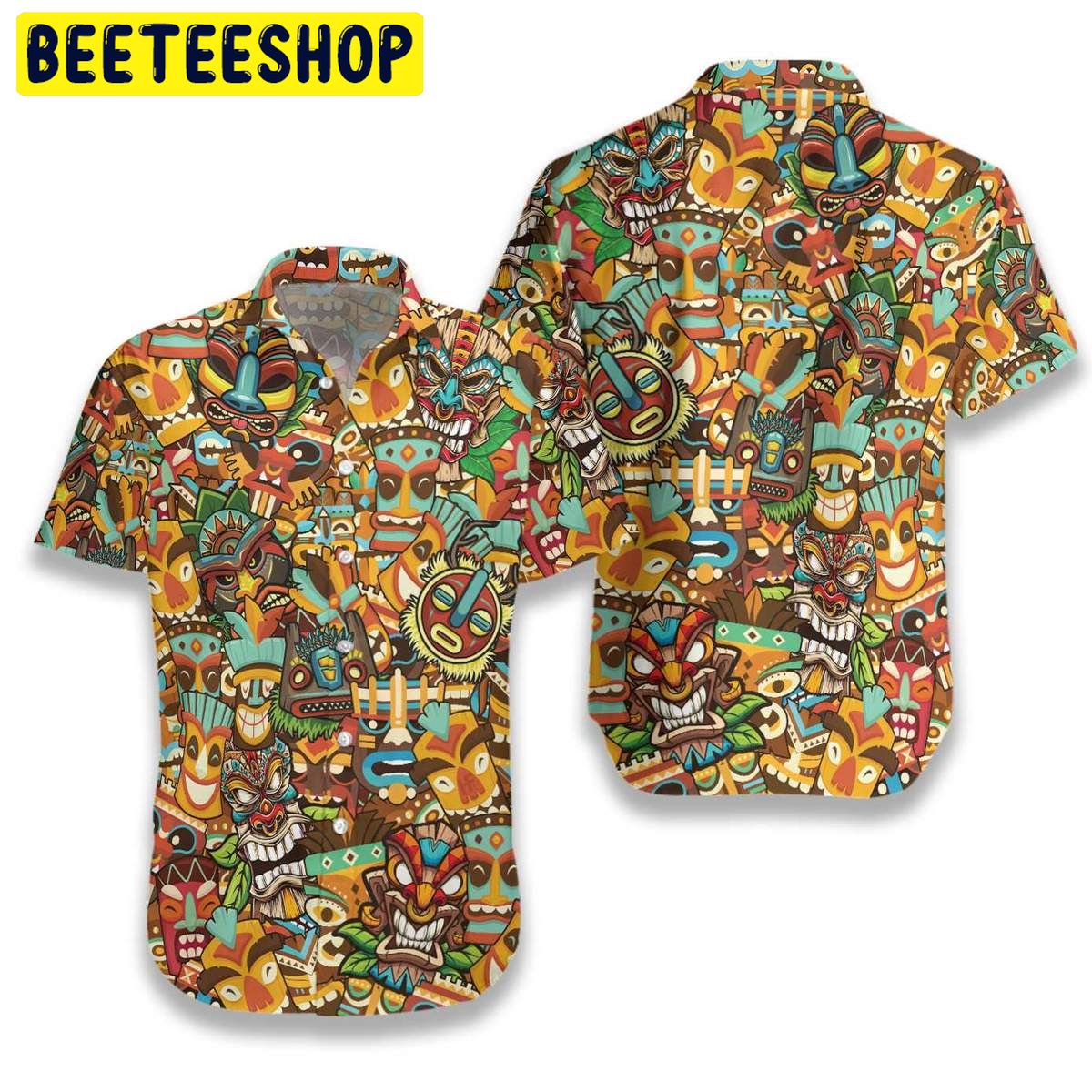 African Tiki Trending Hawaiian Shirt African Tiki Trending Hawaiian Shirt