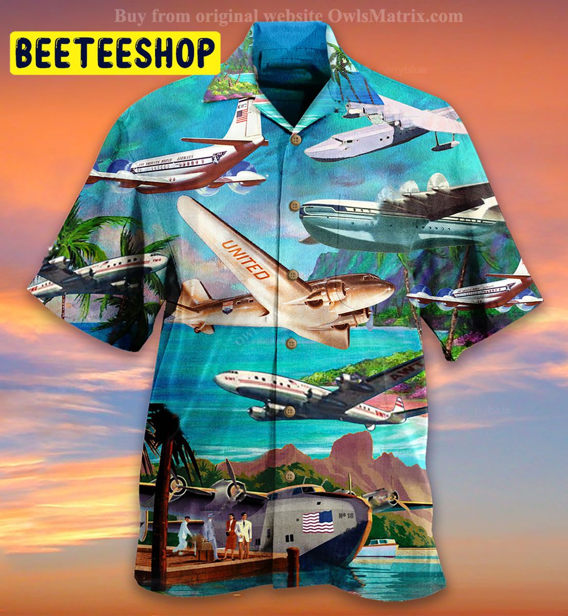 Airplane Fly Trending Hawaiian Shirt Airplane Fly Trending Hawaiian Shirt