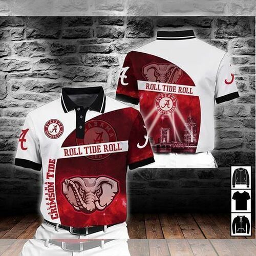 Alabama Crimson Tide Ncaa For Tide Fan Polo 3d Polo Model All Over Print Shirt 3d T-shirt Alabama Crimson Tide Ncaa For Tide Fan Polo 3d Polo Model All Over Print Shirt 3d T-shirt
