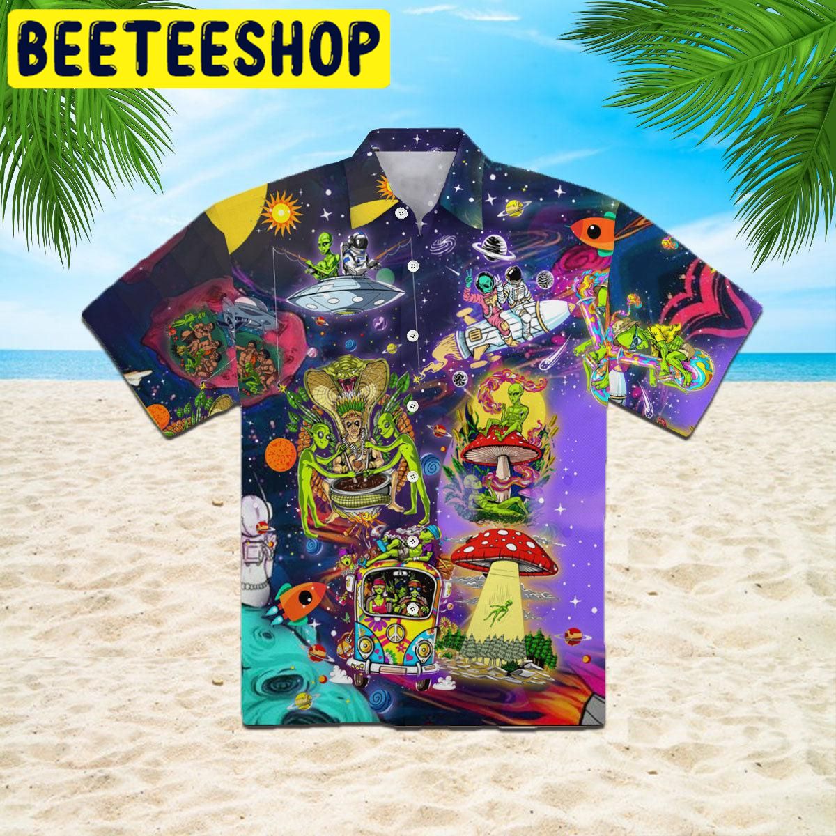 Alien Life in The Universe Hawaiian Shirt Alien Life in The Universe Hawaiian Shirt