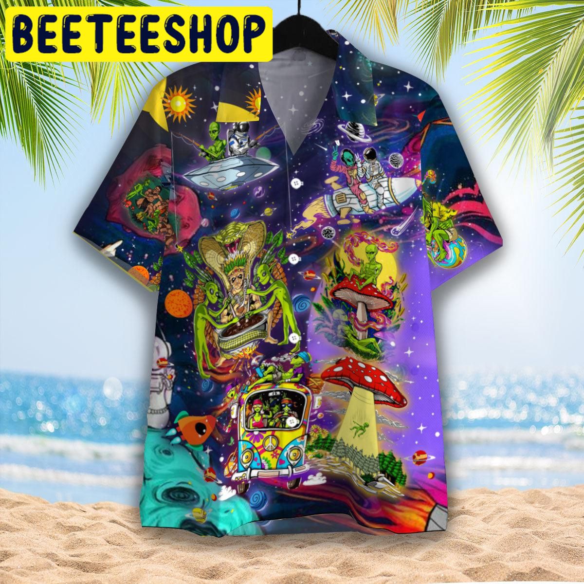 Alien Life in The Universe Hawaiian Shirt Alien Life in The Universe Hawaiian Shirt