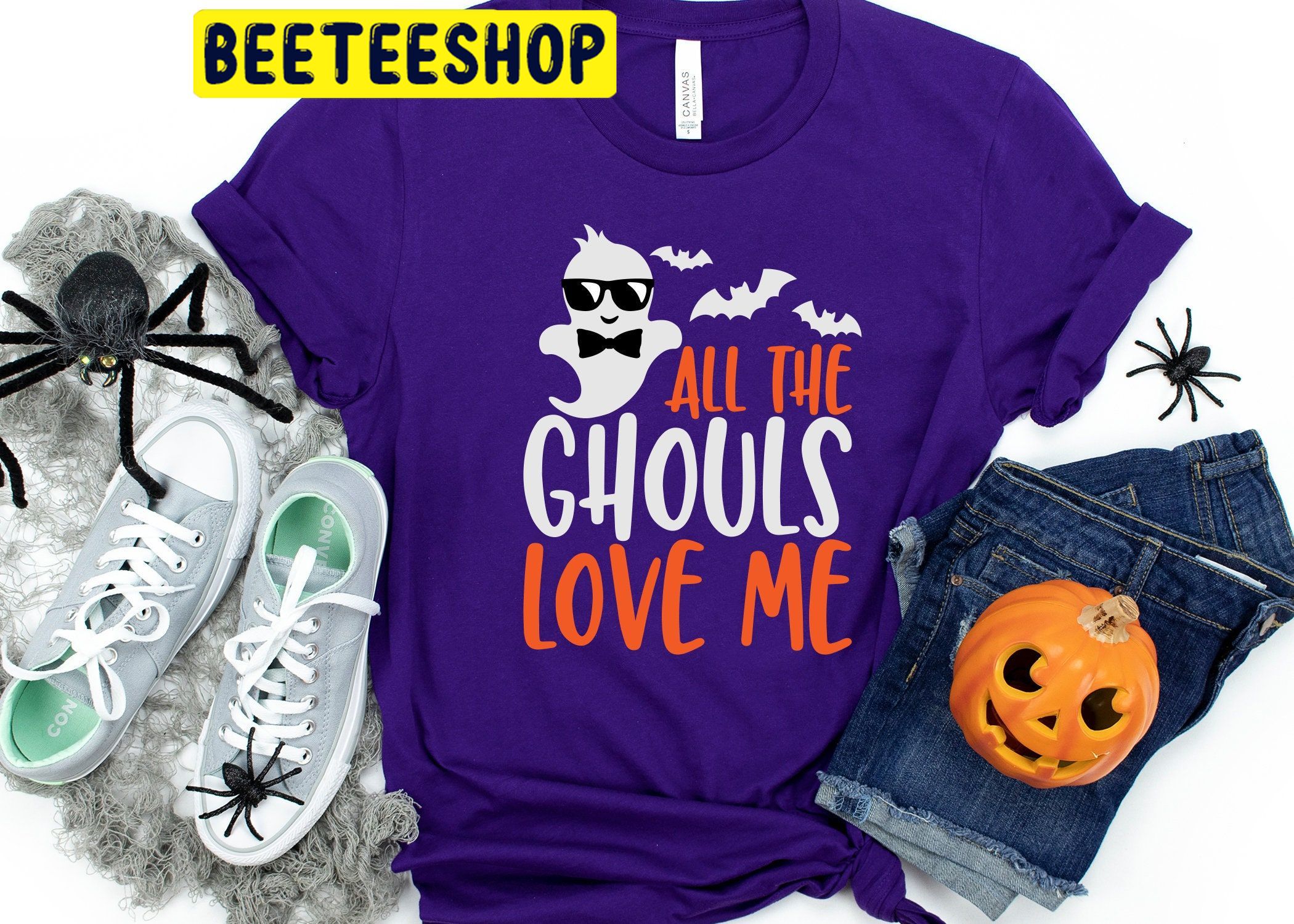 All The Ghouls Love Me HalloweenTrending Unisex Shirt All The Ghouls Love Me HalloweenTrending Unisex Shirt