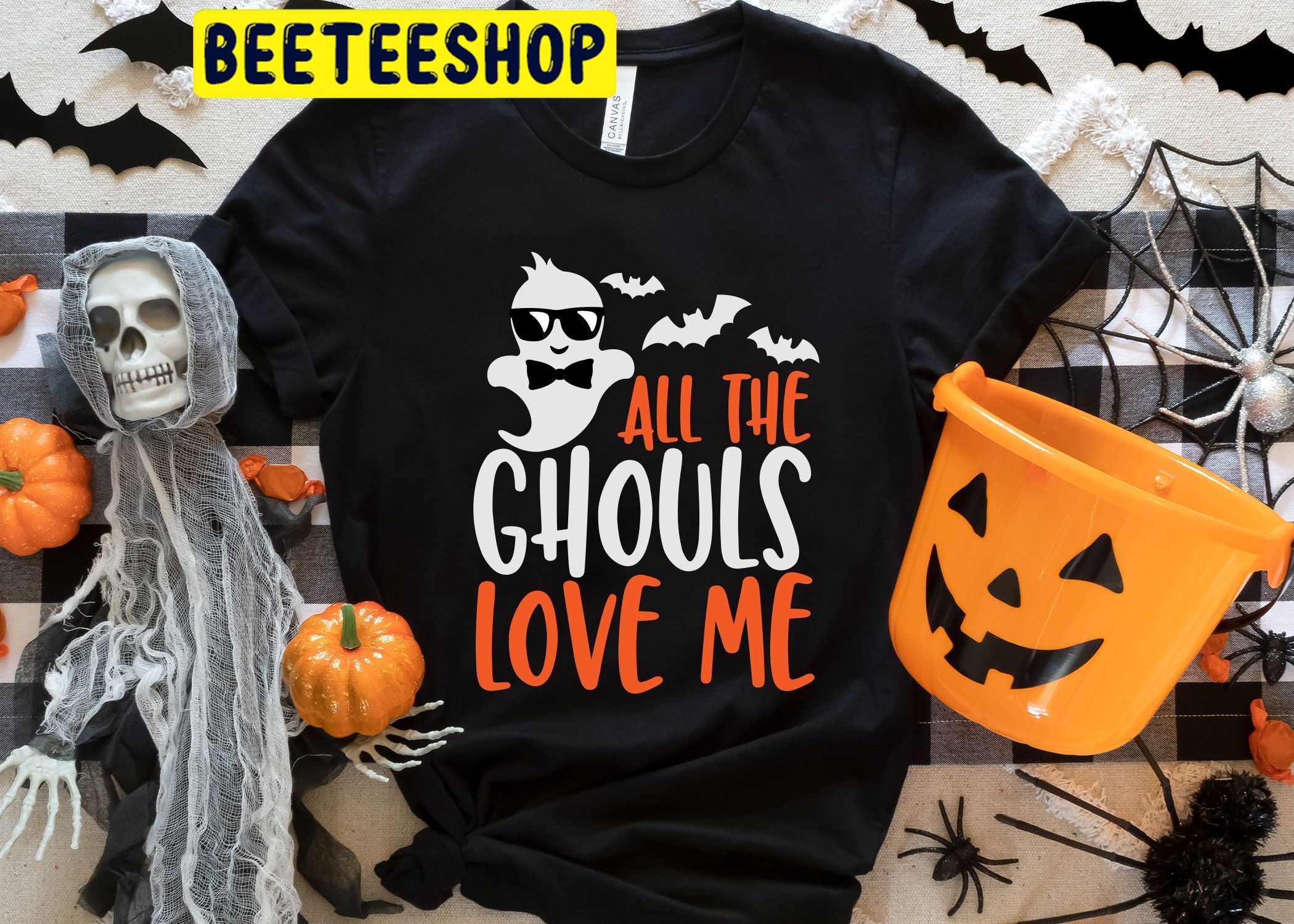All The Ghouls Love Me HalloweenTrending Unisex Shirt All The Ghouls Love Me HalloweenTrending Unisex Shirt