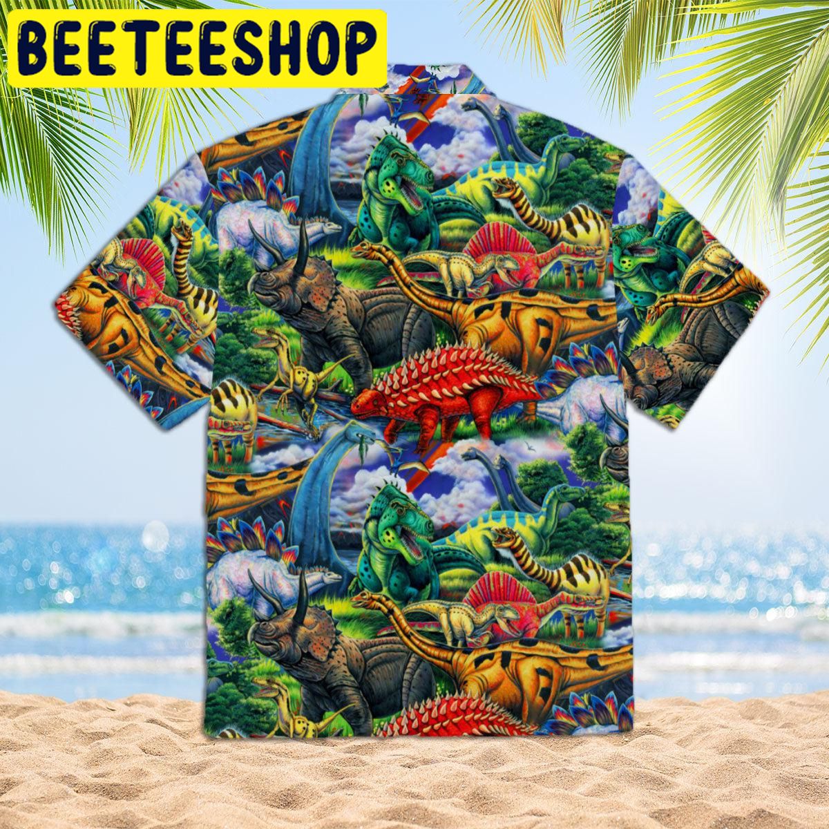 Aloha Dinosaur Hawaiian Shirt Aloha Dinosaur Hawaiian Shirt