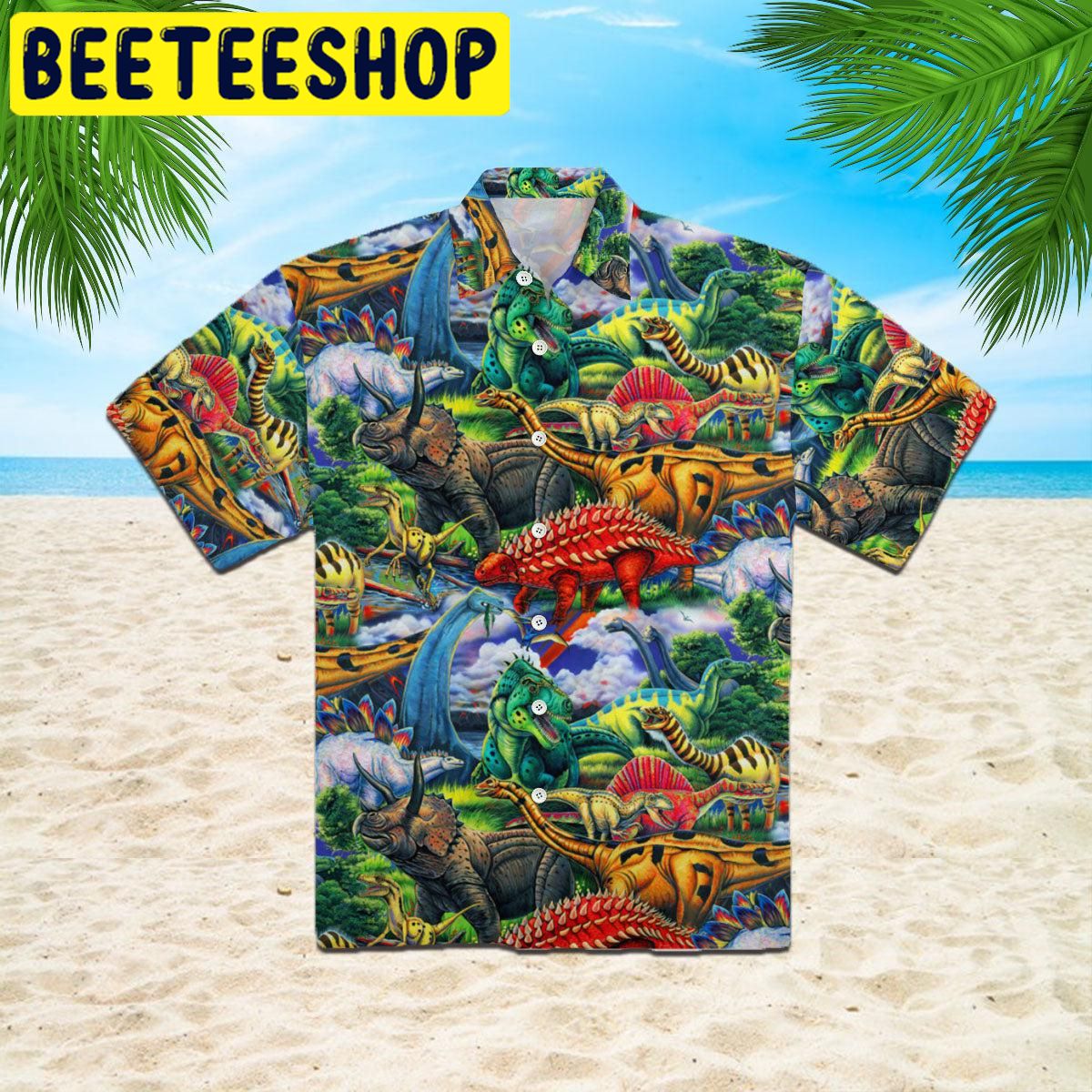Aloha Dinosaur Hawaiian Shirt Aloha Dinosaur Hawaiian Shirt