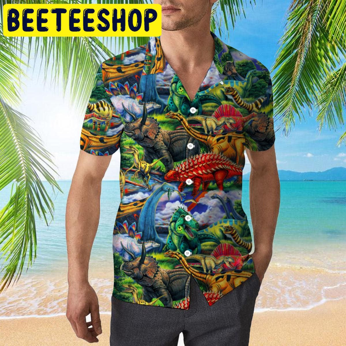 Aloha Dinosaur Hawaiian Shirt Aloha Dinosaur Hawaiian Shirt