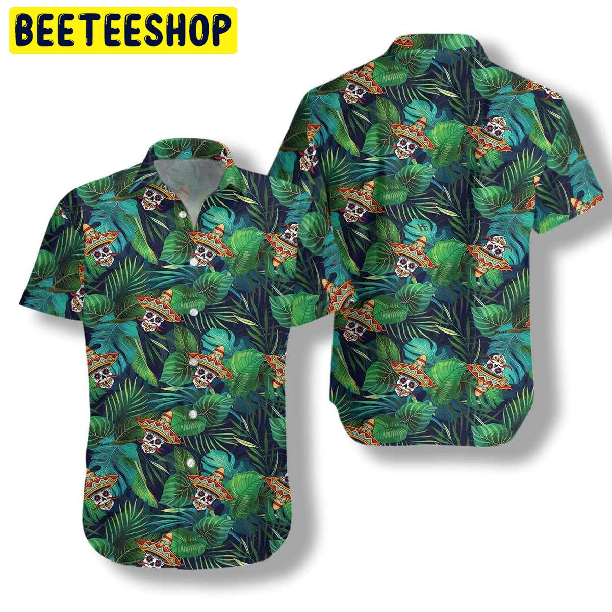 Aloha Mexican Skull Trending Hawaiian Shirt Aloha Mexican Skull Trending Hawaiian Shirt
