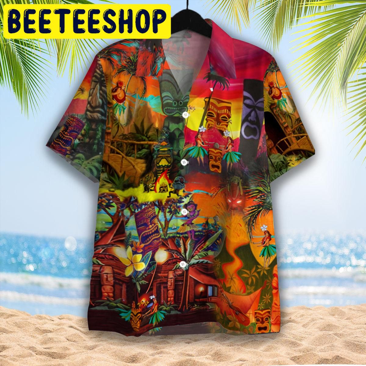 Always Keeps Your Heart Tiki Hawaiian Shirten Always Keeps Your Heart Tiki Hawaiian Shirten