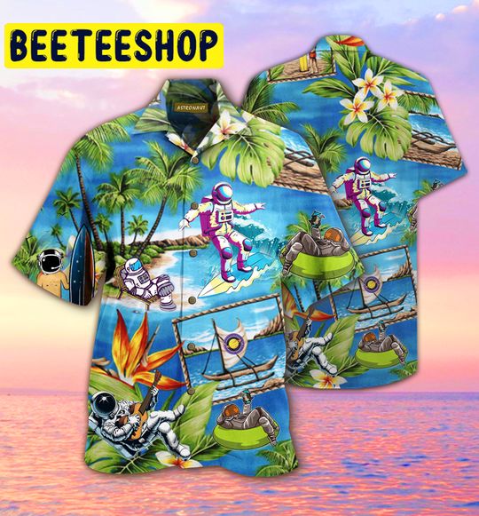 Amazing Astronaut Hawaiian Shirt Amazing Astronaut Hawaiian Shirt