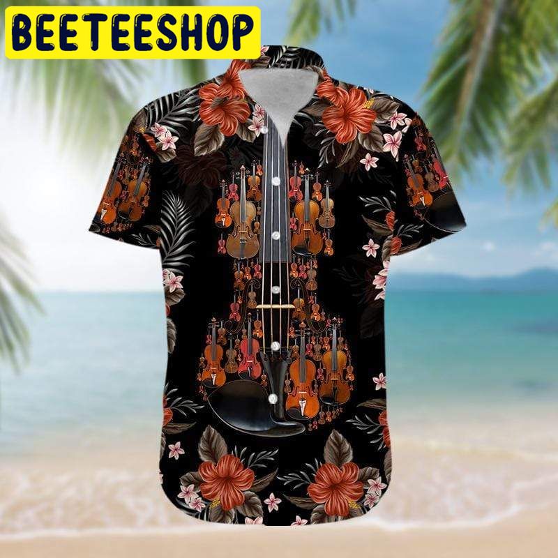 Amazing Combine Violin Hawaiian Shirt Amazing Combine Violin Hawaiian Shirt