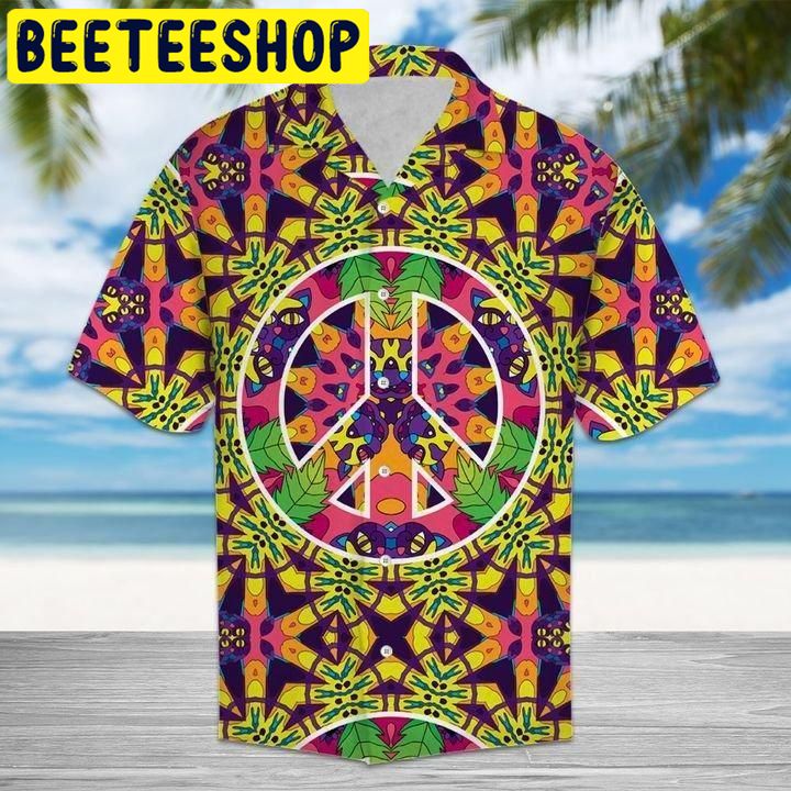 Amazing Hippie Jungle Cats Hawaiian Shirt Amazing Hippie Jungle Cats Hawaiian Shirt